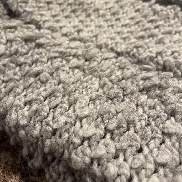 LOFT Womens Cardigan Sweater Wool Alpaca Blend Open Pockets Gray XS Small FE - Picture 6 of 7